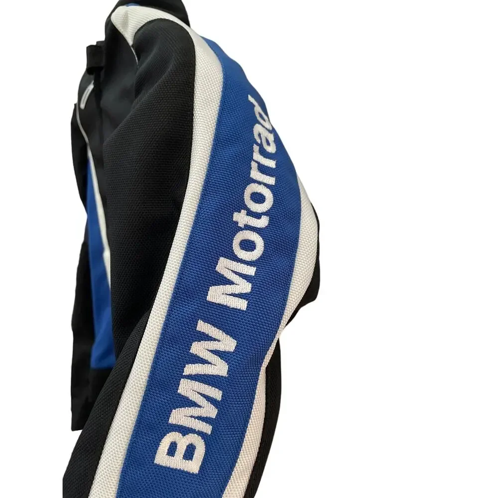 BMW Juniors Size Medium‎ Black Blue Motorad Club Rider Racing Jacket